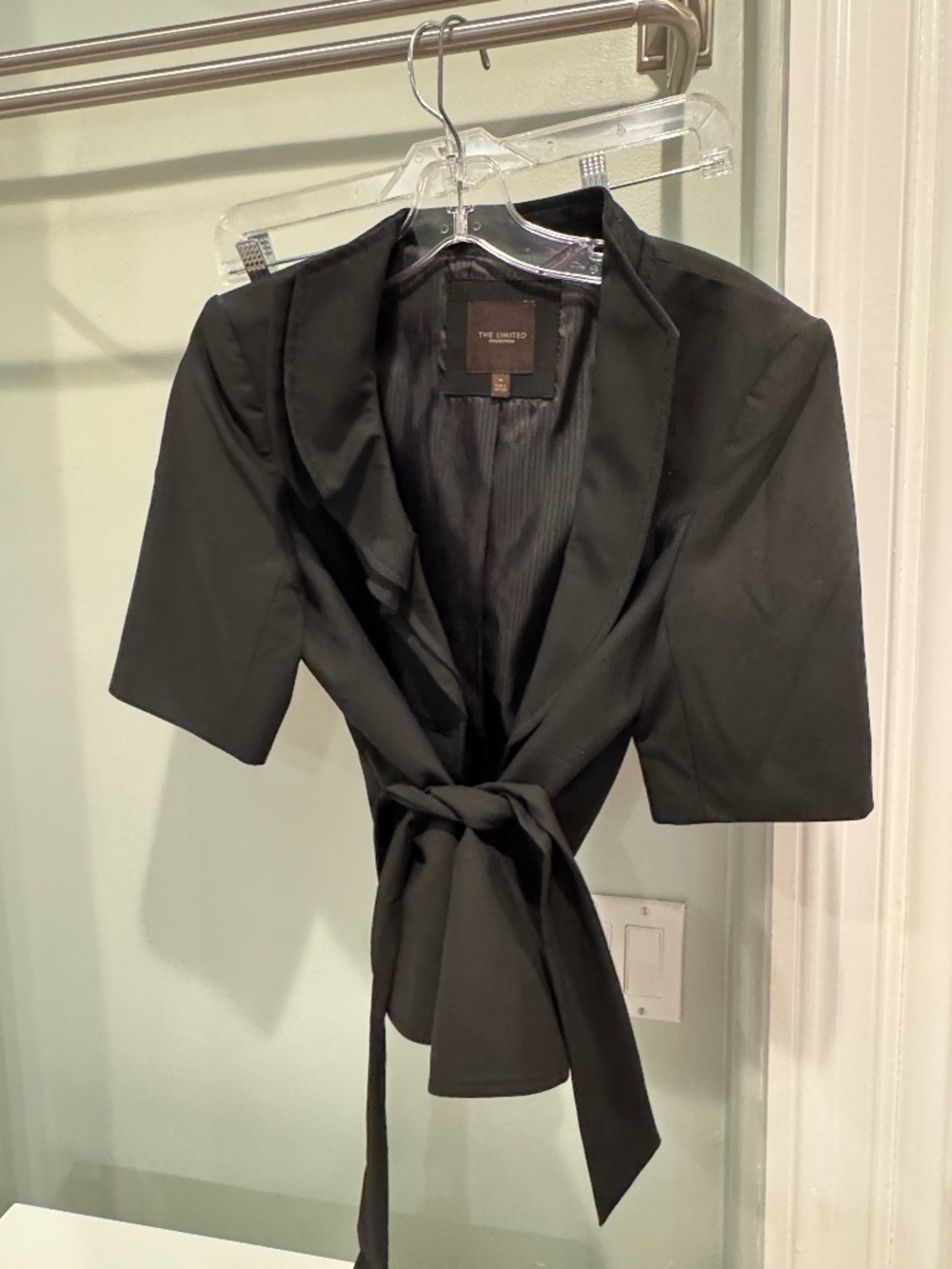 Black blazer top